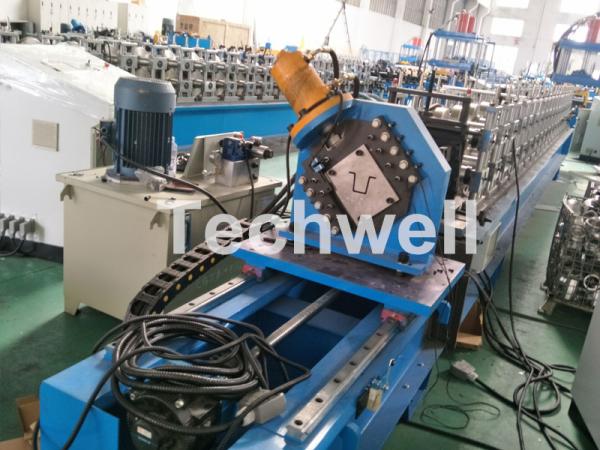 Top Furring Channel Cold Roll Forming Machine With Continuous Servo Tracking