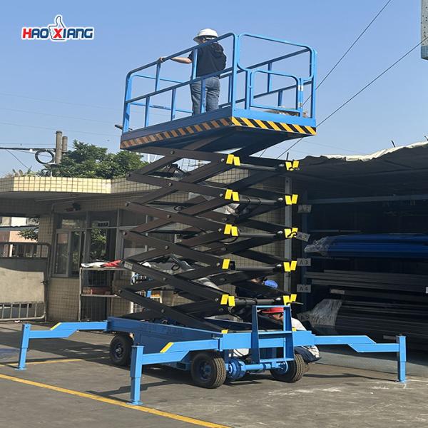 Manoeuvrable Electric Scissor Lift Platform 3000mm-16000mm Lifting Height
