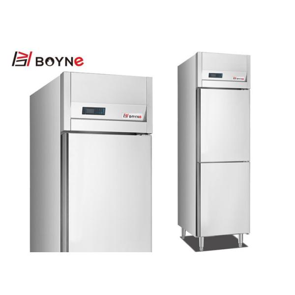 Stainless Steel Commercial Kitchen 2 Half Door Bakery Trays Insert Cabinet Refrigerator