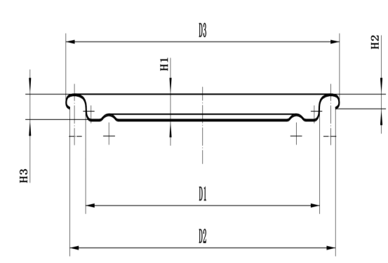 202# 52.3mm Tinplate Can Lids Food Safe Tin Can Covers Eco Friendly