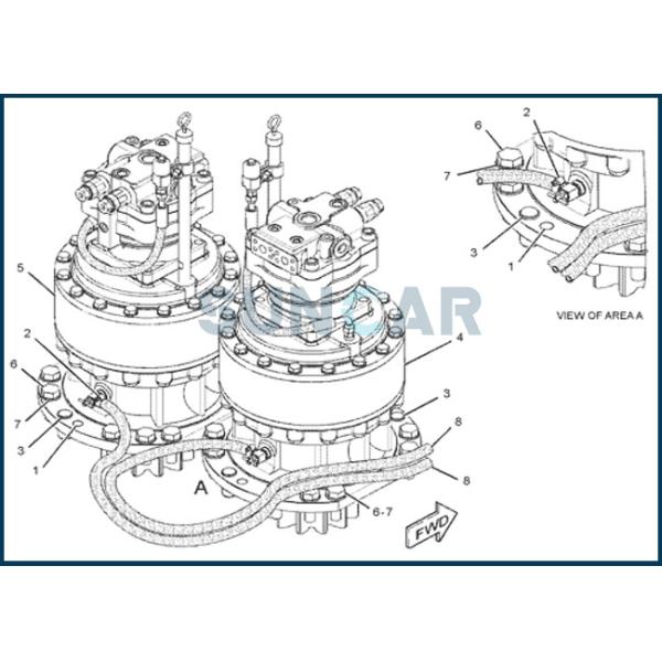CA1359044 135-9044 1359044 Seal Lip Oil Seals For C-A-T E324D E325D E329D