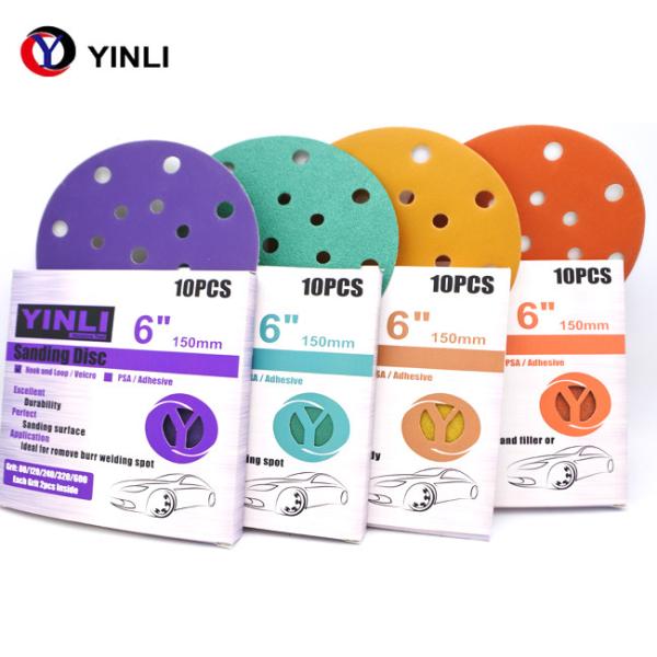 6 Inch 150mm Sandpaper Set Abrasive Tools For Automotive Metal Polishing