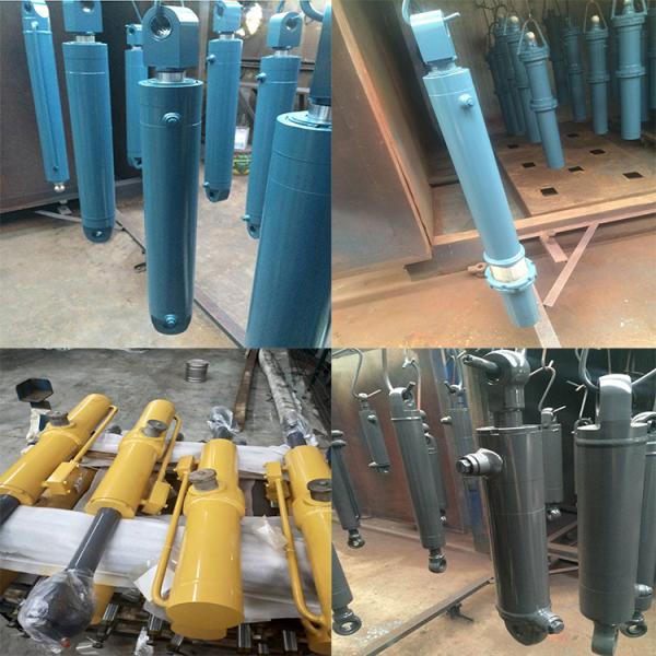 Steel Body Garbage Truck Hydraulic Cylinders / Double Hydraulic Cylinder