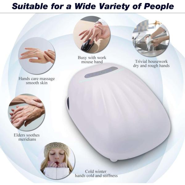 Portable Heating Cordless Hand Massager Electric ROHS Approved