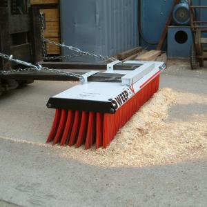 Quality Steel Base Design 1800mm Warehouse Forklift Broom Attachment wholesale