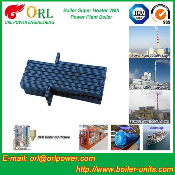 ORL Customized Fire Tube Boiler Superheater / Super Heaters For Petroleum Industry