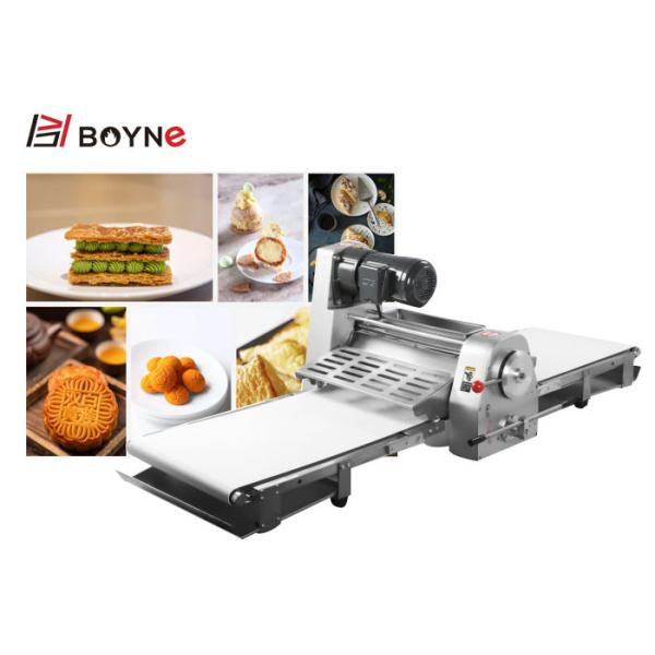 Commercial Stainless Steel Table Top Type Electric Dough Sheeter Machine For Bakery
