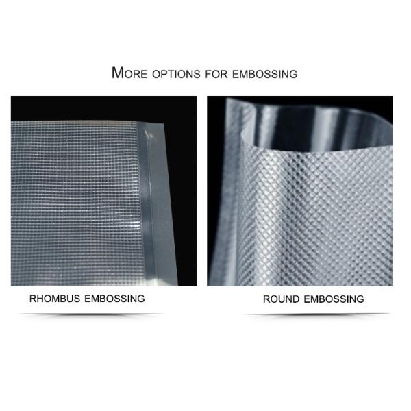 10in Vegetables Fruit Fresh Meat Packaging Transparent Vacuum Sealed Plastic Bags