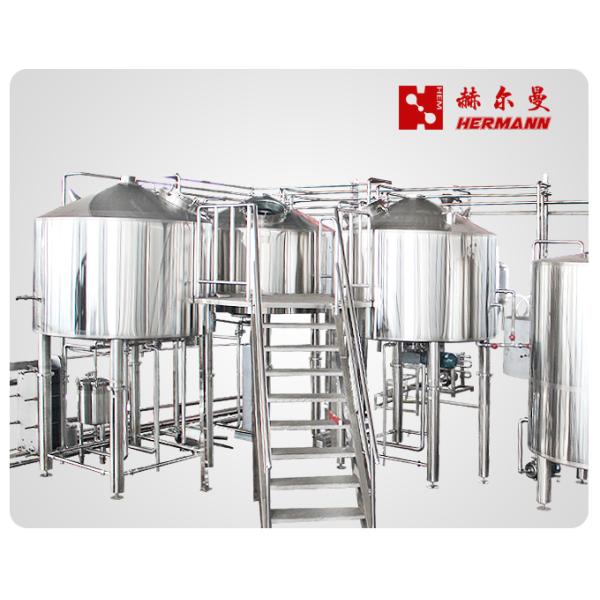 2000L Stainless Steel 304 Turn Key Craft Beer Machine Easy Maintenance And Operating