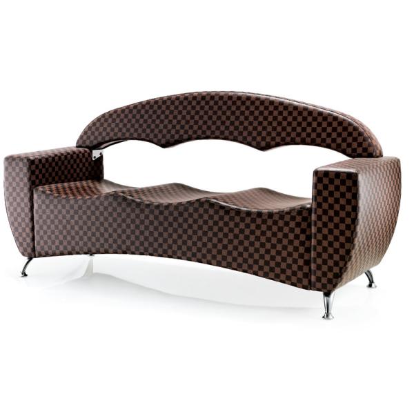 Professional Custom Public Salon Waiting Room Bench PU Leather With High Backrest