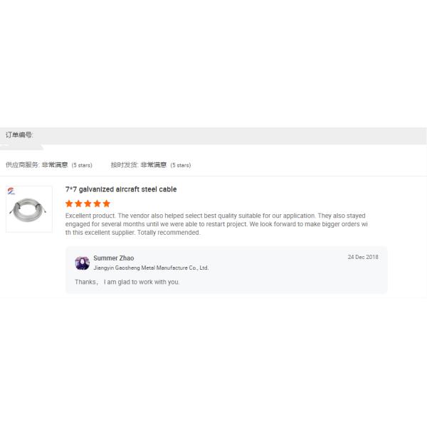 Customer review of Dog Tie Out Cable