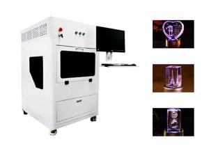 Quality White 3D Crystal Laser Engraving Machine  For Crystal And Glass Engraving wholesale