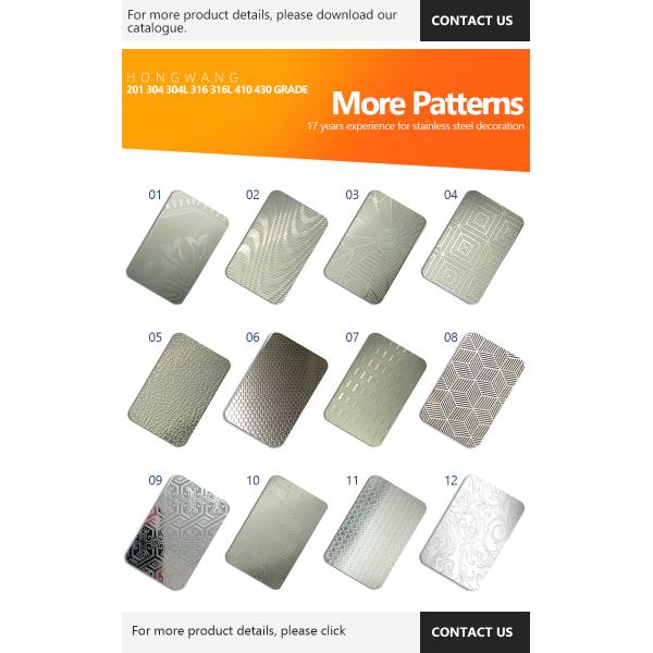 AISI Decorative Stainless Steel Sheet 0.4 Mm