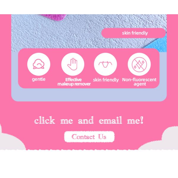 High Quantity Disposable Wet Compress Cotton Pads Bagged Cleansing Face Cotton Pad