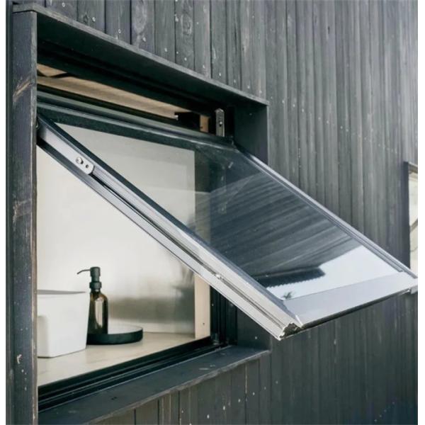Level 8 Air Tightness European Style Aluminum Alloy Awning Windows For Commercial Projects
