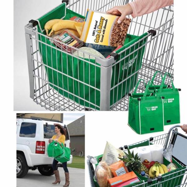 Spunbond Nonwoven Foldable Reusable Tote Bags Multi - Color Printing