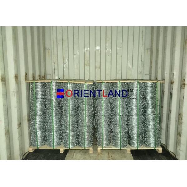 2.2mm Hot Dipped Galvanized Barbed Wire 250m / Galvanised Razor Wire