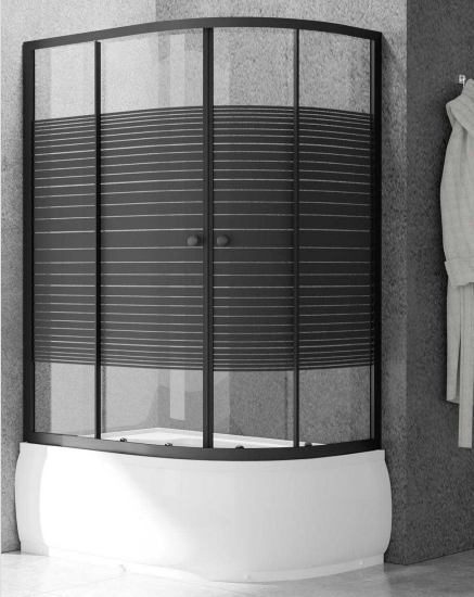 10mm Tempered Glass Shower Cubicles 1950mm Sliding Shower Enclosure