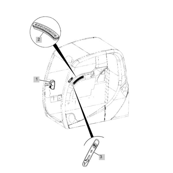 JS200 JS220 Electric Switch Panel 701 80369 Part Of Jcb Excavator