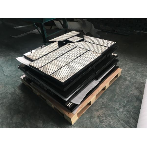 Anti Impact Alumina Ceramic Liner Rectangular Ceramic Rubber Composite Liner