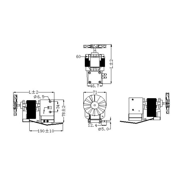 AIRJET AC single-pump pneumatic 220V air pump 6030-220A
