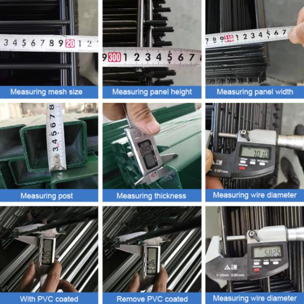 Modern Design PVC Iron Double Loop Circle Wire Mesh Fence 2m Yard Gate