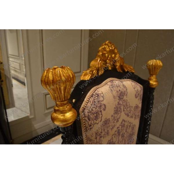 2016 Alibaba Hot sale oval back genuine leather dining chair TV-008