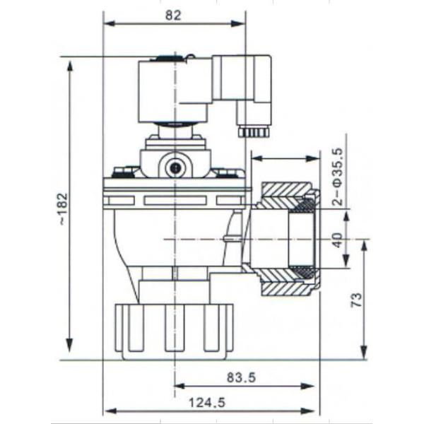 aaa GOYEN Thread Ports Pneumatic Pulse Valve CA25DD