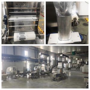 Automatic Vertical Packing Machine PLC Control Vertical Wrapping Machine