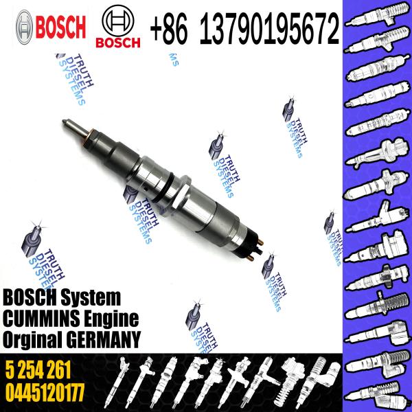 common rail injector 0445120177 5254261 injector for Cummins ISB QSB 4.5 / 6.7 diesel fuel injector nozzle 0445120177