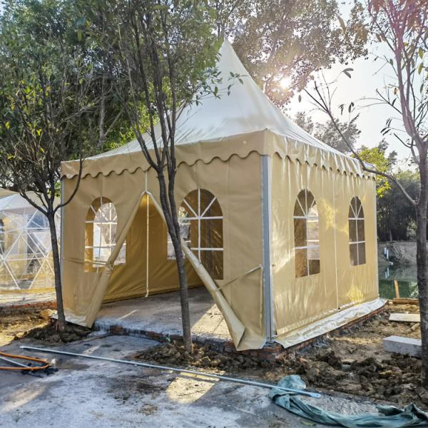 3×3m White Color Pagoda Event Tent For Home Garden Trade Show