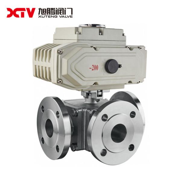 Xtv150lb/10K/Pn16 304 316 3-Way Flanged Stainless Steel Ball Valve