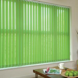 Quality 127mm 100% polyester fabric vertical blinds for windows with low aluminum headrail wholesale