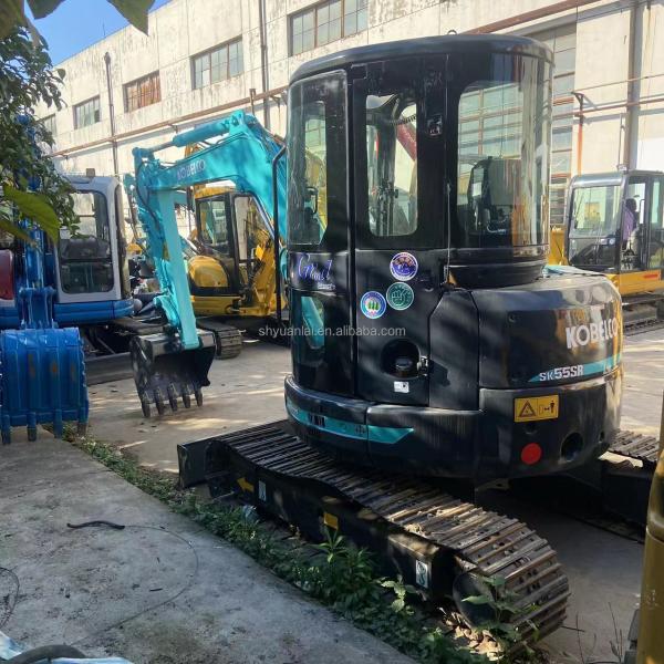 5 Ton Used Kobelco SK55 Excavator with Original Hydraulic Cylinder in Good Condition