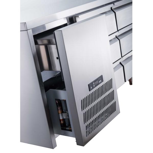 Kitchen / Restaurant Industrial Refrigeration Equipment Worktable Refrigerator
