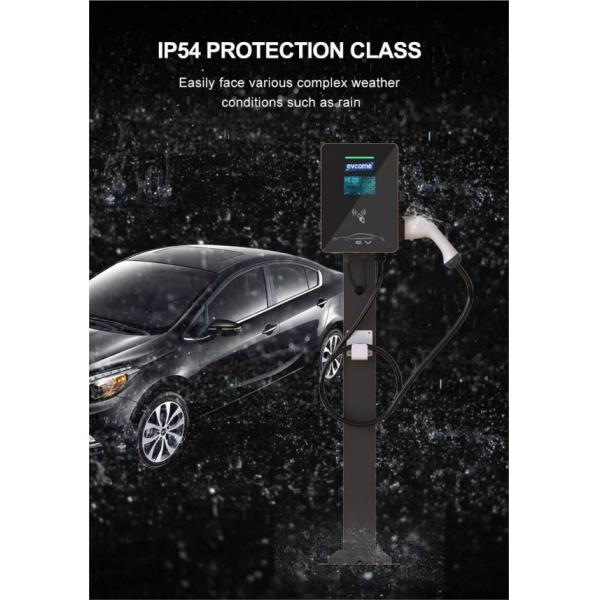 Car Type 2 Ev Charger 7kw Electric Vehicle Charging Pile Single Gun IP54 Wall Mounted