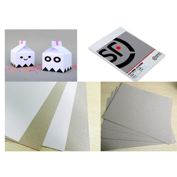 Mixed Pulp Material Grey Back Duplex Board Paper Printing Area Applied