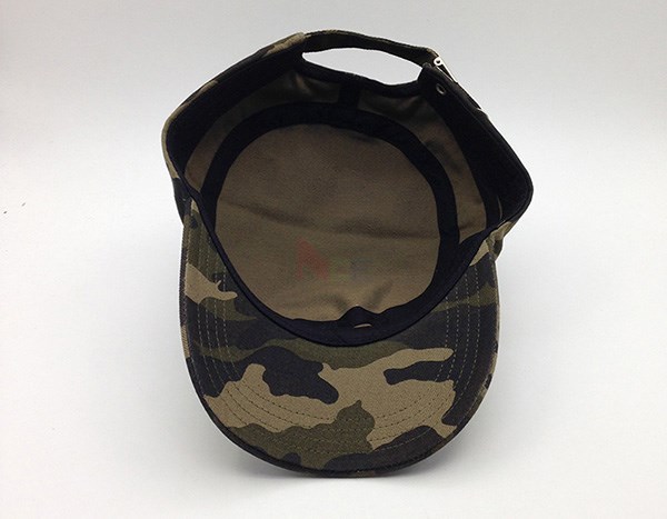 Camouflage Military Cadet Cap 100% Cotton Hats 3d Embroidery Fitted