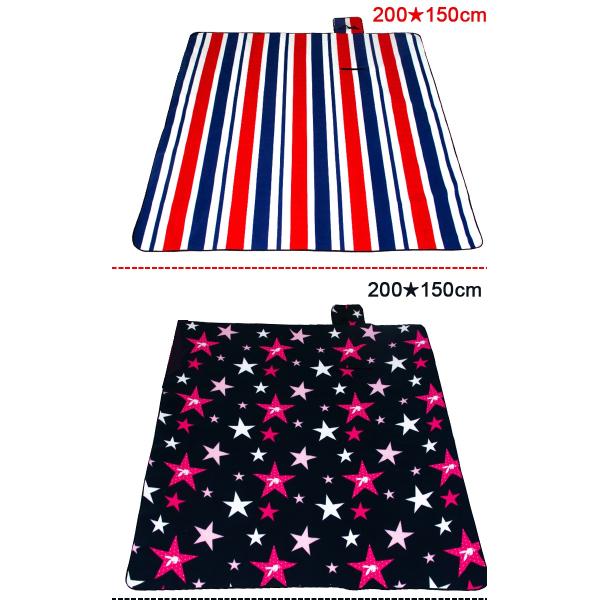 Portable Water Repellent Picnic Blanket , Moisture Proof Folding Picnic Mat