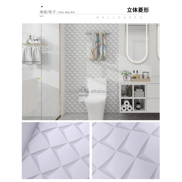 PVC Vinyl Peel And Stick Botanical Wallpaper 60cm Self Adhesive Wallpaper Flowers