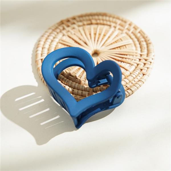 Candy color love heart resin girls grab clip store accessories ins hairpin plastic new clip headwear spot wholesale