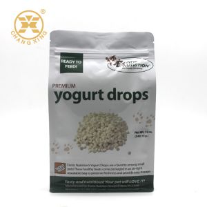 China Waterproof Aluminum Cat Dog Pet Food Package Bag With Zipper on sale