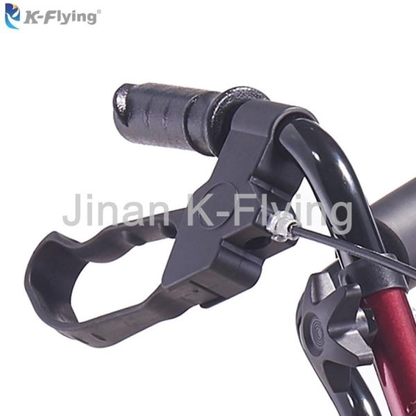 Four Wheel Medical Rehabilitation Equipment Aluminum Folding Rollator Walker