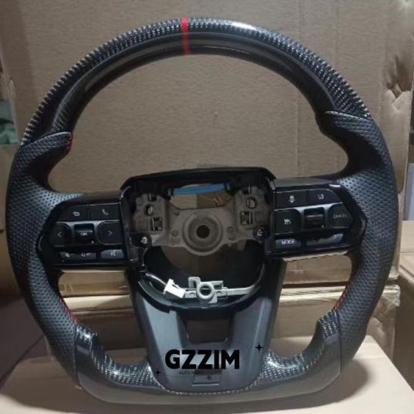 Car Interior Steering Wheel With GR Logo Interior Steering Wheel For Toyota Hilux Fortuner