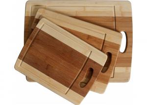 Quality Stylish Design Bamboo Butcher Block Cutting Board With Juice Groove And Handle wholesale
