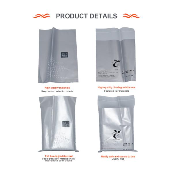 7.09 X 3.94 Inch Data Cable Packaging Bag Recyclable Gray Polyethylene