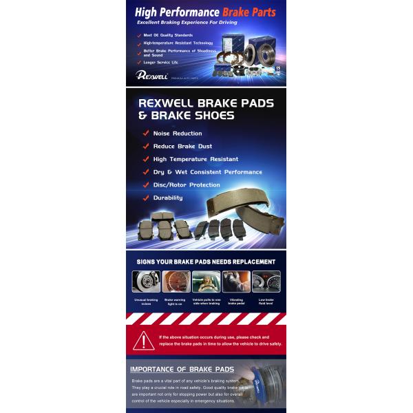 1995-2002 Toyota Hilux Revo 04465-0K360 Noiseless Ceramic Brake Pad for Replace/Repair