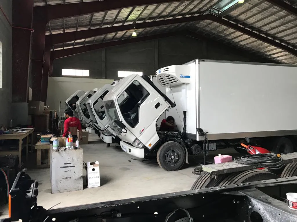 Custom FRP Refrigerated Truck Body for Cold Chain Logistics