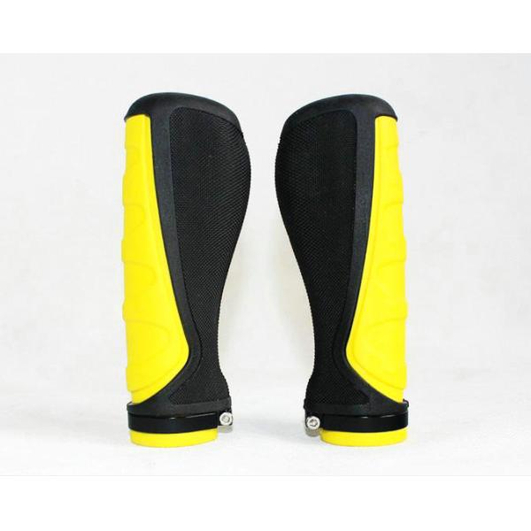 New Design Ergonomic Bicylce MTB High Quanlity Rubber&Alloy Lock Grips Components Bar End Handlebars Push On Soft Grips