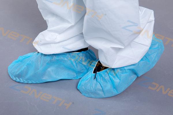 Cheap PP Medical Hospital Non Woven Slip Resistant Shoe Covers for sale
